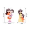 Micro paisagem Figura criativa Dia das Mães boneca DIY decoração para assar bolos acessórios pequenos ornamentos de mesa