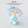 Grava de Cristal Natural Árbol de Cristal de los Doce Signos del Zodíaco Adornos Árbol de la Fortuna Amatista Rosa Adornos Pequeños Auspiciosos Creativos