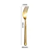 Acero Inoxidable 304 Vajilla Occidental Cuchillo, Tenedor, Cuchara de Estilo Romano, Cuchara de Servir, Espátula para Pasteles, Cuchillo para Mantequilla, Utensilios de Servicio para Restaurante
