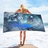 Toalla de playa de la serie Frozen de dibujos animados transfronteriza fibra de poliéster impresión 3D toalla de playa de poliéster venta al por mayor