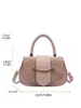 Moda Comute Retro Casual 2026 Patchwork Fivela Decoração Nova Moda Personalidade Simples Pequena Quadrada Bolsa Feminina