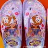 Chinelos para Meninas Havaianas Desenho Meninas Fofas Verão 2024 Novo Chinelo Casa Solado Macio Antiderrapante Sapatos para Meninas