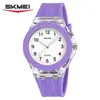Reloj de Cuarzo Time Beauty Caja Transparente Moda para Mujer Reloj de Cuarzo Impermeable Reloj para Mujer Simple Reloj para Estudiante Hombre