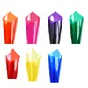 Folhas de Celofane Transparentes de 7 Cores, Decoração para Ambiente de Sala de Aula de Jardim de Infância, Área de Arte Interna Papel para Artesanato DIY para Crianças (3 Folhas por Compra)