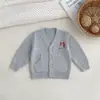 Suéter para Bebé Niño Ropa de Otoño 2026 Nuevo Estilo Cardigan de Punto Casual Elegante para Niños y Niñas, Chaqueta para Niños Pequeños de Otoño e Invierno