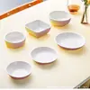 Platos Pequeños de Cerámica para Salsa de Soja y Vinagre, Platos Pequeños para Guarniciones, Platos de Porcelana para Condimentos, Vajilla Pequeña Comercial, Platos para Salsas