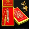 Pingente de Ouro do Bodhisattva Manjushri e Caneta Wenchang, uma bênção para o sucesso nos exames, um ótimo presente para os outros