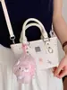 Bolso Cubo Estampado de Mano para Mujer, Nuevo Estilo Coreano Moda Primavera 2026 Bolso de Hombro de Alto Valor, Bolso de Hombro Casual de Moda
