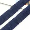 Renda de Franja de Poliéster Xcolorida de 2,5 cm para Brincos, Roupas, Decoração de Almofadas, Acessórios de Renda com Borla