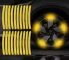 Pegatinas reflectantes para ruedas de coche, tiras de goma anticolisión para neumáticos, pegatinas personalizadas creativas para motocicletas y coches eléctricos, suministros de decoración