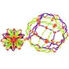 Pelota mágica telescópica luminosa grande pelota que florece pelota de contracción puesto de juguetes para niños al aire libre mercado nocturno suministro al por mayor