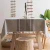 Em Estoque 50 Tipos de Toalhas de Mesa Xadrez Listrado, Caminhos de Mesa, Almofadas Decorativas, Capas de Sofá, Tecido Bordado Estilo Americano, Jogos Americanos, Tecido para Roupas Venda por Atacado
