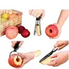 Extractor de Corazones de Manzana de Acero Inoxidable para Cortar Manzanas, Extractor de Corazones de Pera de Uso Doméstico, Extractor de Corazones de Pera de Fruta, Extractor de Corazones de Pera Nieve