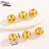 Chapado en Cobre con Oro Real Estilo Chino Oro Antiguo Gota de Aceite Aleación Espaciadores Huecos Cuentas Sueltas Accesorios para Pulseras DIY Materiales