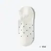 Meias de Algodão Puro com Bolinhas de Corte Baixo Personalizadas para Mulheres, Meias Invisíveis Finas Respiráveis de Verão, Meias Femininas Sem Costura Antiderrapantes