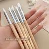 Palito de Madeira para Nail Art Caneta de Silicone Adesivo Caneta de Pressionar Caneta de Escultura Caneta para Pó de Espelho Mágico Conjunto de Canetas Ferramentas