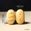 Sândalo Verde Escultura Desenho Animado Pintado Fofo e Divertido Acessório Decorativo Artesanal DIY Pingente de Colar Pingente de Chaveiro Pingente de Bolsa