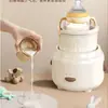 Batidora Eléctrica de Leche, Mezcladora de Leche Totalmente Automática, Batidora de Leche para Bebé con Ajuste de Tres Velocidades, Máquina Portátil para Espumar Leche, Batidora de Leche