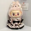 [Solo Ropa de Bebé] Ropa de Reemplazo para Muñeco de Peluche de Vinilo Labubu de 38 cm Falda Mokoko para Muñeco Labubu