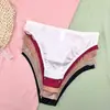 Bragas de algodón puro sexy con entrepierna, europeas y americanas, con encaje, color liso dulce, ribeteadas, algodón, moda interior para mujer