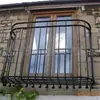 Estilo Europeu Exterior Ferro Forjado Protetor Varanda Villa Peitoril Janela Grade de Metal Condomínio Alto Ferro Forjado Cerca Protetora