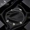 Pulsera Mariposa Simple de Acero Inoxidable Xuping, Joyería de Moda con Personalidad de Nicho Estilo Vacacional, Accesorios Transfronterizos Europeos y Americanos al por Mayor