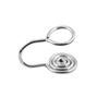 Nuevo clip para la oreja de espiral antimosquitos de círculo personalizado para mujer, accesorios de joyería para la oreja DIY, aretes sin perforación, clip para el hueso de la oreja al por mayor