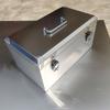 Caja de herramientas de acero inoxidable 304 grado industrial portátil personalizada caja de almacenamiento reparación de automóviles caja de almacenamiento para el hogar