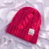 Gorro de Punto Clásico Otoño e Invierno Gorro Protector de Orejas Lindo Gorro Moldeador de Rostro para Mujeres con Gran Circunferencia de Cabeza Color Caramelo de Moda