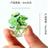Zibo Mini Buquê de Flores Artificiais Esmaltadas Ornamento de Flor de Vidro Vaso Flor Preservada Artesanato Decoração de Mesa Presente