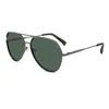 Gafas de Montura Grande de Alto Estilo Europeo y Americano Gafas de Sol Polarizadas Tipo Aviador Ovaladas para Hombre Protección Solar para Conducir Gafas de Sol Versátiles