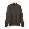 Novedad Otoño/Invierno 2026: Suéter de Lana con Forro Polar de Cuello Medio Alto para Mujer, Jersey de Cachemir de Punto Holgado