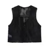 Comércio Exterior 2025 Verão Novo Estilo Europeu e Americano Moda Feminina Casual Camisa Decorativa Bordada com Renda Vertical 3017905
