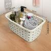Cesta de Baño Hueca Portátil de Gran Capacidad para Artículos de Aseo de Baño, Cesta de Almacenamiento Separado para Seco y Húmedo, Cesta para Cambiarse de Ropa, Cesta para Ropa Sucia