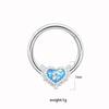 Gaibei Europeo y Americano transfronterizo lujo ligero de alta gama anillo cerrado Anillo de nariz celebridad de Internet nuevo producto de piercing Anillo de nariz Anillo de nariz