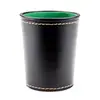 En Stock Taza de Dados Silenciosa de Cuero Decoración Dados Trompeta con Forma de Taza de Dados Artículo Promocional de Cerveza Paquete Color Cuero con Forro de Terciopelo