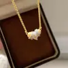 Collar Colgante Corazón de Oro Cepillado Diamante Popular de Xiaohongshu, Cadena Clavicular Brillante de Lujo Ligero Incrustada con Circonita