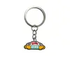 Chaveiro Criativo de Mercadoria de Série de TV Americana, Chaveiro Personalizado de Borracha Macia de PVC Cartoon, Pingente de Bolsa, Enfeite de Chave de Carro, Acessório