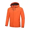 Jaquetas para Homens e Mulheres, Primavera e Outono Finas para Exterior à Prova de Vento e Impermeáveis de Cor Lisa Camada Única, Roupas para Montanhismo e Pesca, Logo Imprimível