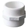 Unión de alambre exterior doble de PVC rosca exterior doble de UPVC directa rosca doble recta junta de tornillo exterior doble par de alambre exterior de doble cabeza