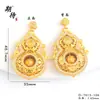 Tienda de Oro Mismo Estilo Oro Antiguo Hueco Filigrana Transferencia de Fortuna Calaba de la Fortuna Colgante Nuevo Estilo Chino Cuatro Bellezas de la Vida Colgante de Calaba para Mujeres