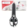 Fabricante en stock tijeras de cocina multifuncionales de acero inoxidable para refrigerador caja de color para tarjetas tijeras fuertes desmontables para huesos de pollo y alimentos