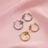 Pendientes de Nudo Simple Lele Jewelry para Mujer Retro Francés Lujo Ligero Diseño de Nicho Moda Elegante Accesorios Versátiles