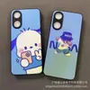 Funda de Teléfono Mate Azul para Honor 600 Magic9Promax, Estilo Caricatura de Celebridad de Internet, Cobertura Total y Recortes Precisos