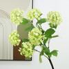 Hortênsia Artificial de 3 Cabeças Bola de Neve para Casamento Flores de Seda Buquê Decoração de Hotel Casa Flores de Hortênsia Artificiais Multicoloridas
