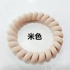 Anillo para el cabello con forma de corazón, de cuero coreano, para teléfono, color gelatina, venta al por mayor