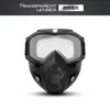 Máscara de Moto Harley Retrô Óculos de Pilotagem Máscara Harley Óculos à Prova de Vento Máscara para Capacete Esportivo de Veículo Off-Road