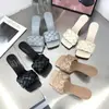 Nova Moda Sandálias de Salto Alto com Tira Trançada Finas Verão Tendência Versão Coreana 2026 para Uso Casual Feminino