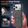 Funda magnética para teléfono cuidadosamente seleccionada para Apple 17, funda protectora tres en uno anticaídas para iPhone 18 Pro Max