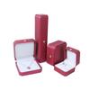 Caja set octogonal de corona caja de almacenamiento de joyas de cuero PU caja abatible para anillos colgantes pulseras caja para cadena larga joyero
